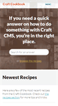 Mobile Screenshot of craftcookbook.net